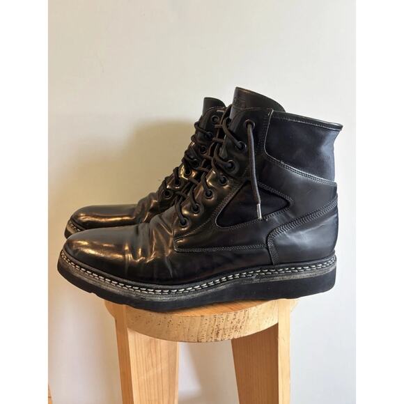 OAMC Over All Master Cloth Mara Chunky Leather Ankle Boot Vibram Sole Men’s 11 - Picture 1 of 11